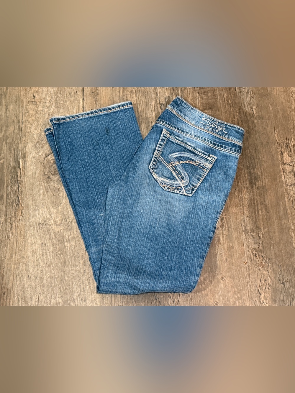 Silver Jeans Classic Women's Blue Denim Jeans - Picture 2 of 9
